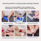 yrnails--handmade press-on nails selectable size andlength random style